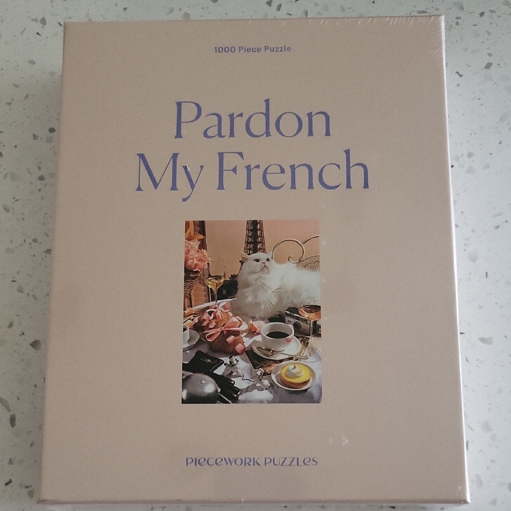 'Pardon My French' 1000 Piece Puzzle - Cream